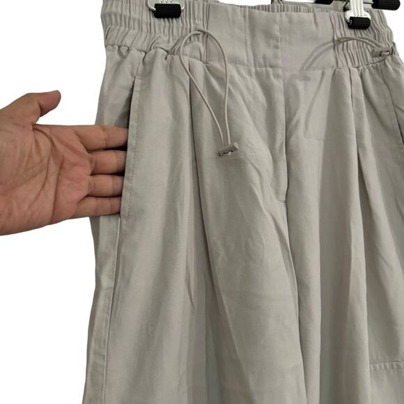 Forever 21 Women's Elastic Waist Wide Leg Parachute Cargo Pants, Size S - Picture 4 of 13